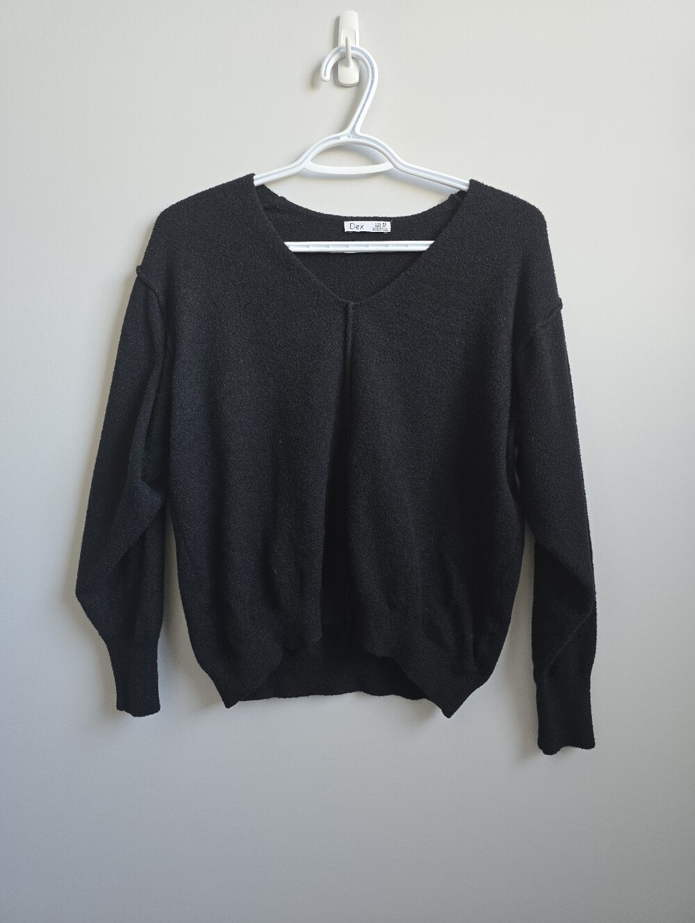 Black V-neck Sweater